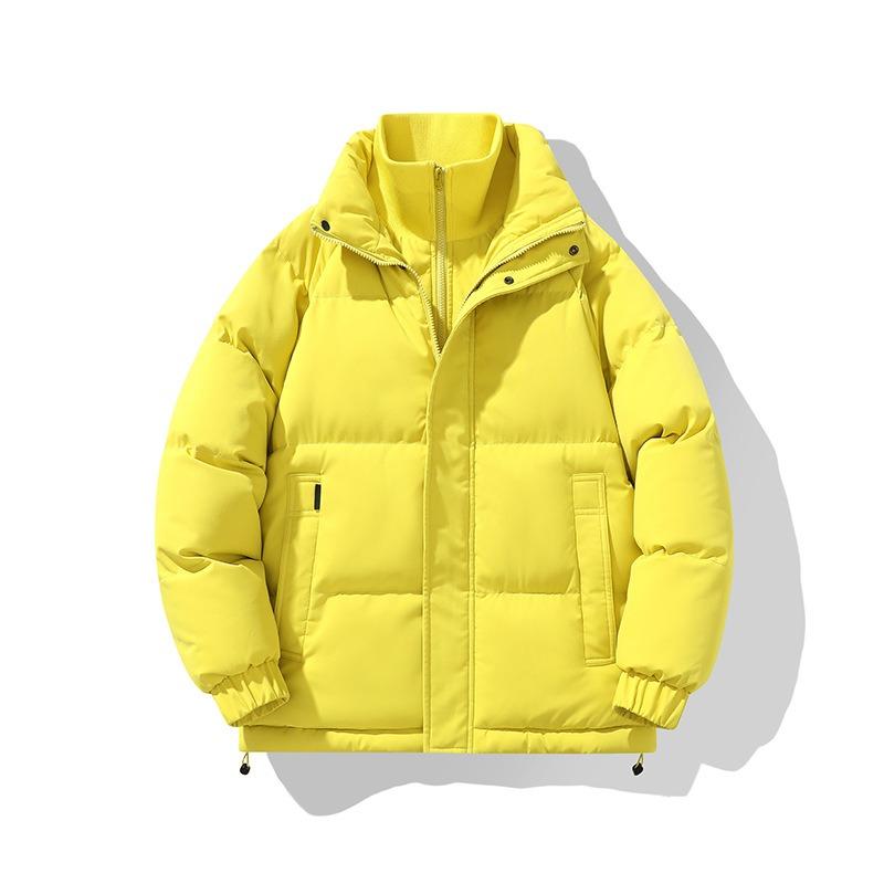 Winter New Men s Solid Color Stand-up Collar Fake Two Thickened Warm Cotton-padded Trendy Couple Coat 3XL лимонно-жовтий колір
Winter New Men s Solid Color Stand-up Collar Fake Two Thickened Warm Cotton-padded Trendy Couple Coat 3XL лимонно-жовтий колір
