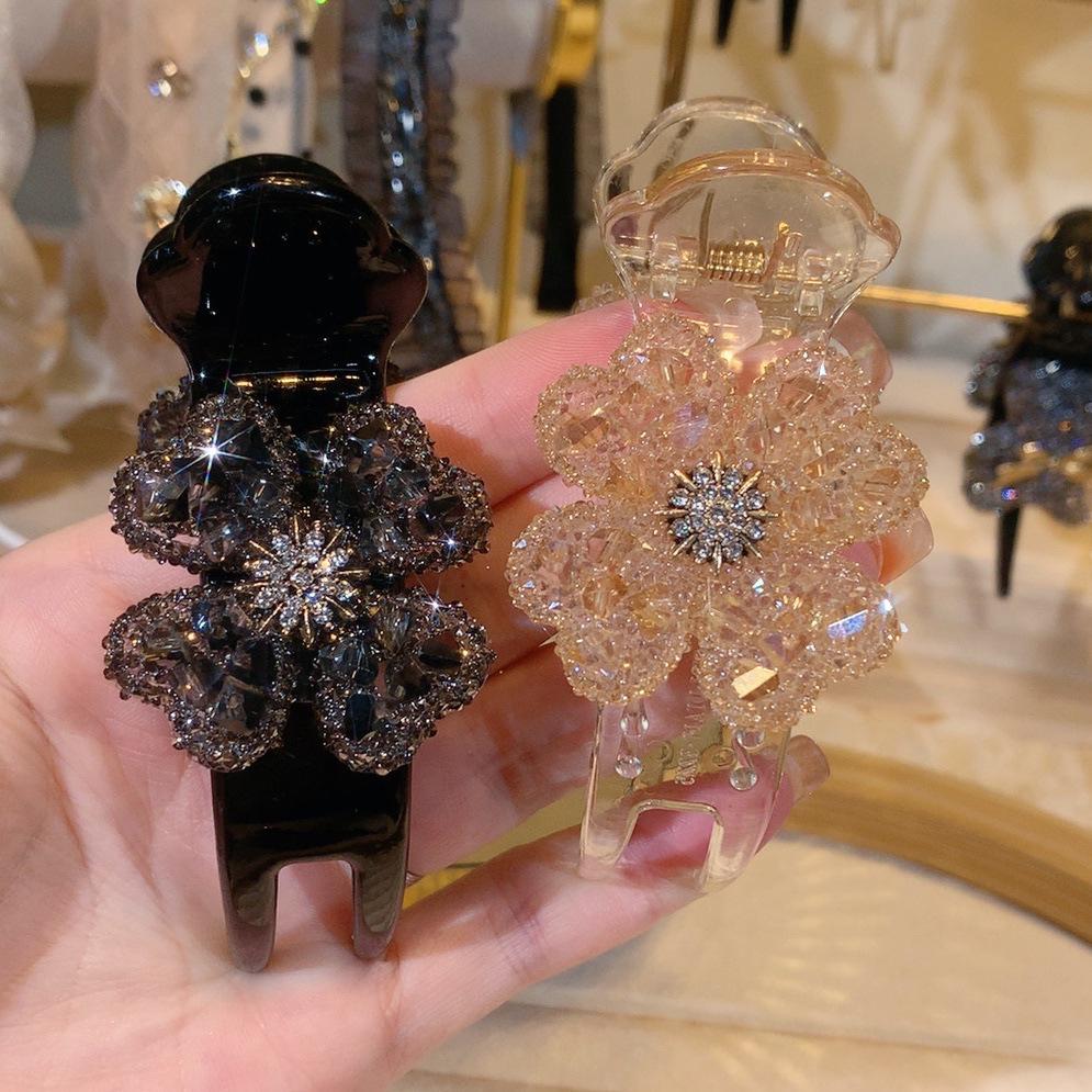 Rhinestone Flower Double-Sided Hair Clip - Sparkly Large Claw for Bun, Updo, or Ponytail – Women s Summer Hairpin Headwear чёрный
Rhinestone Flower Double-Sided Hair Clip - Sparkly Large Claw for Bun, Updo, or Ponytail – Women s Summer Hairpin Headwear чёрный