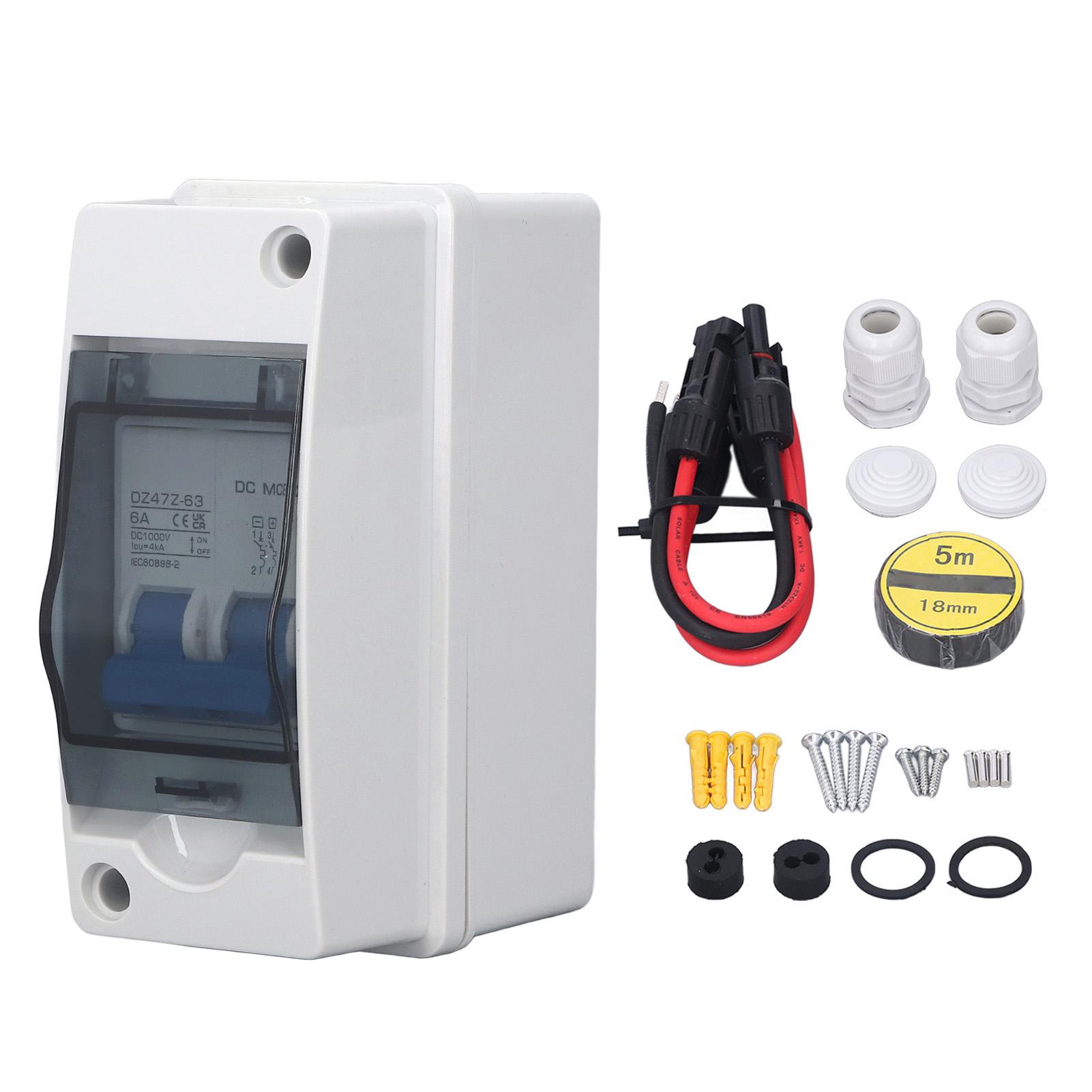 DC 1000V Disconnect Switch IP65 Waterproof Box Miniature Circuit Breaker Isolator Switch for Solar S
DC 1000V Disconnect Switch IP65 Waterproof Box Miniature Circuit Breaker Isolator Switch for Solar S