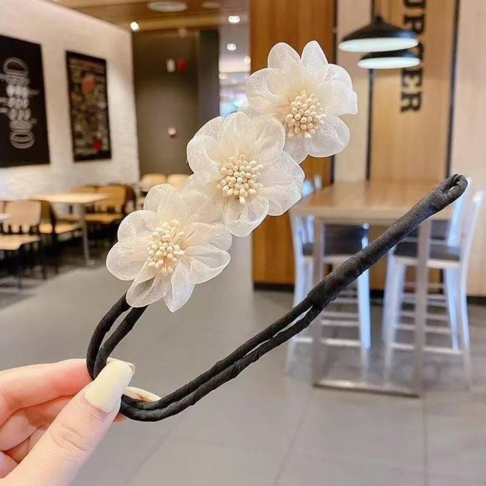 Versatile Shimmering Velvet Bird s Hairband Effortless Updo Accessory High Ponytail & Bun Hair Fixer Hair Accessory One Size білий
Versatile Shimmering Velvet Bird s Hairband Effortless Updo Accessory High Ponytail & Bun Hair Fixer Hair Accessory One Size білий