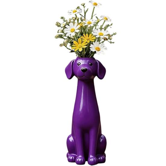 Quirky Dog Vase Handcrafted Whimsical Animal Flower Vase Resin Decorative Vase for Desk Shelf Boho Home Decor Gift for Dog Lovers E
Quirky Dog Vase Handcrafted Whimsical Animal Flower Vase Resin Decorative Vase for Desk Shelf Boho Home Decor Gift for Dog Lovers E