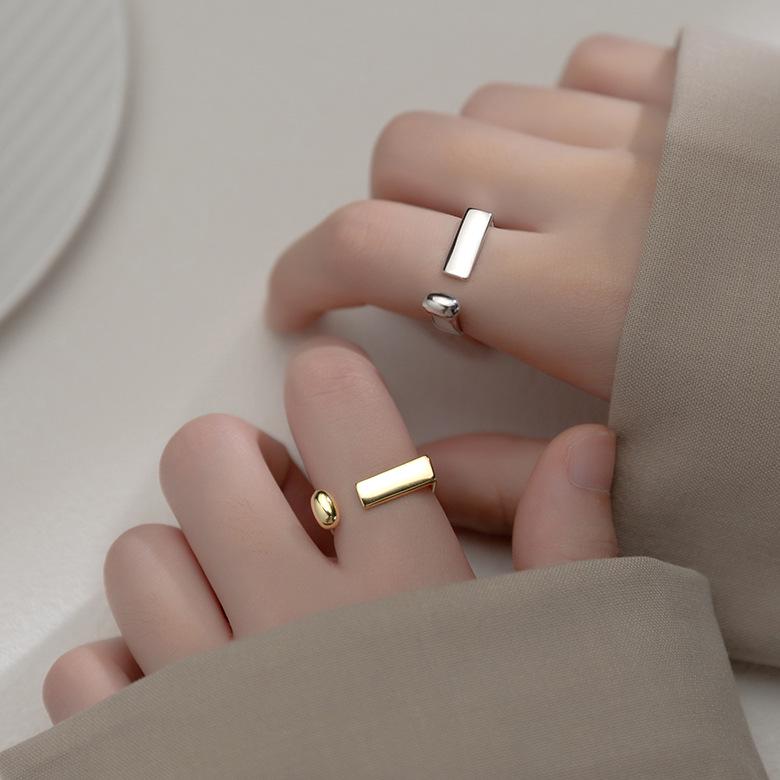S925 Silver Geometric Open Rectangle Ring for Women - Japanese & Korean-Inspired Minimalist Design
S925 Silver Geometric Open Rectangle Ring for Women - Japanese & Korean-Inspired Minimalist Design