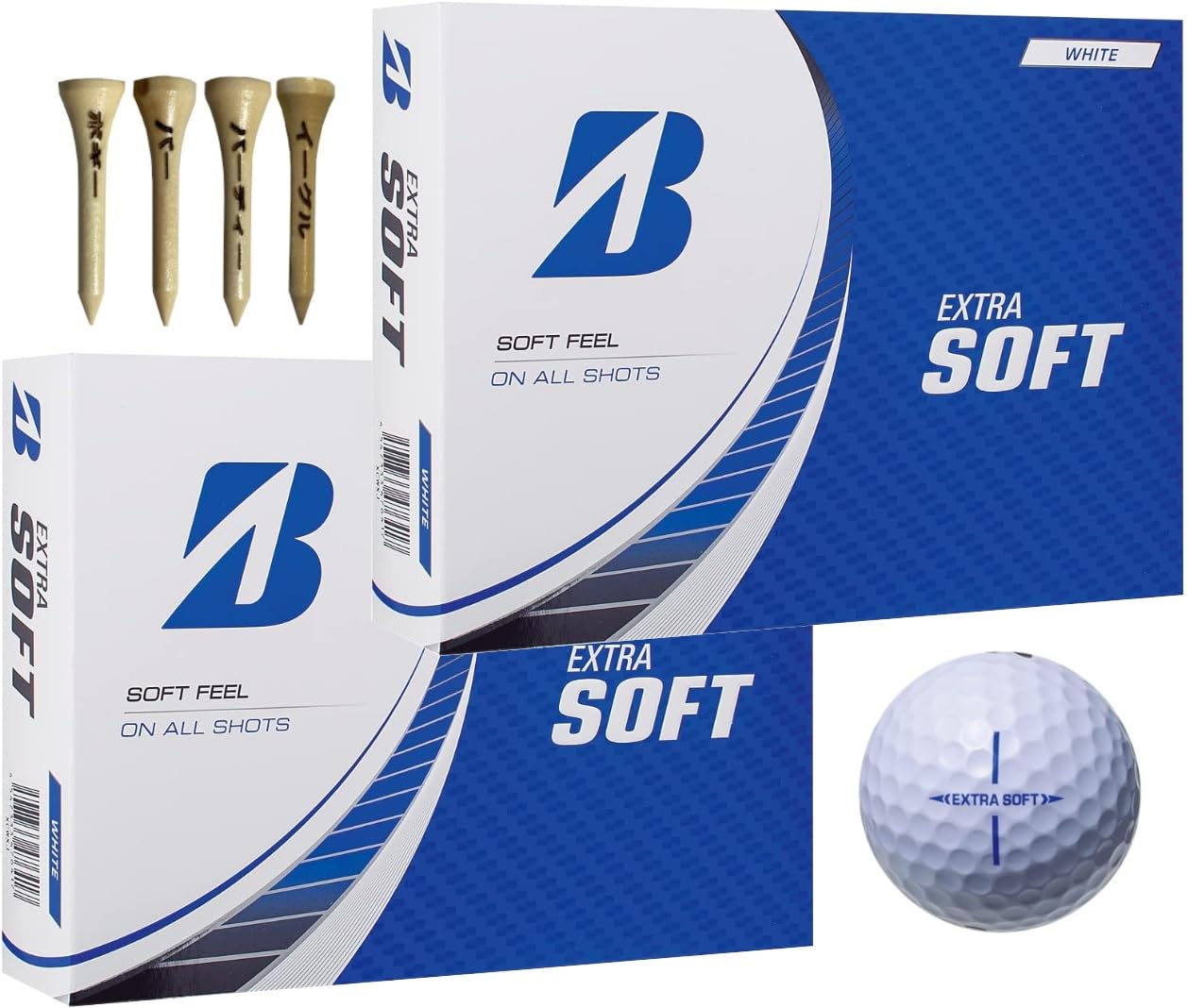 EXTRA SOFT 2023 Golf Balls Dozen with Bonus Included (2 White)
EXTRA SOFT 2023 Golf Balls Dozen with Bonus Included (2 White)
