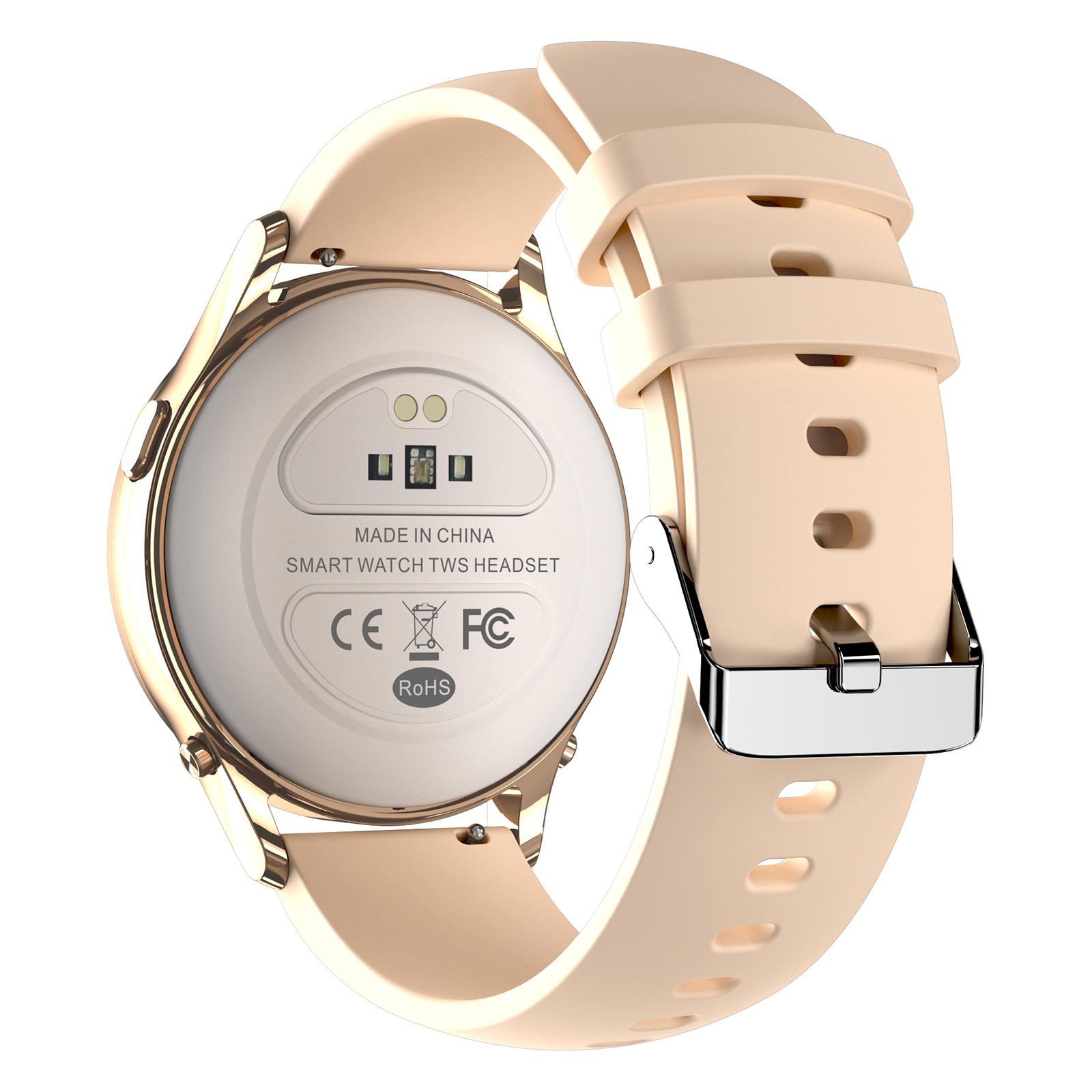 X17 Women TWS Earphones Smart Watch 2 in 1 Bluetooth-compatible Call Music Heart Rate Monitoring Watch Black
X17 Women TWS Earphones Smart Watch 2 in 1 Bluetooth-compatible Call Music Heart Rate Monitoring Watch Black