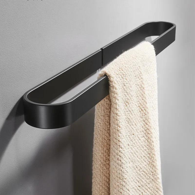 Towel Racks Black Aluminum Simple Style Nail-free U Pattern Towel Rod Towel Holder Kitchen Racks Bathroom Accessory Slipper Rack
Towel Racks Black Aluminum Simple Style Nail-free U Pattern Towel Rod Towel Holder Kitchen Racks Bathroom Accessory Slipper Rack