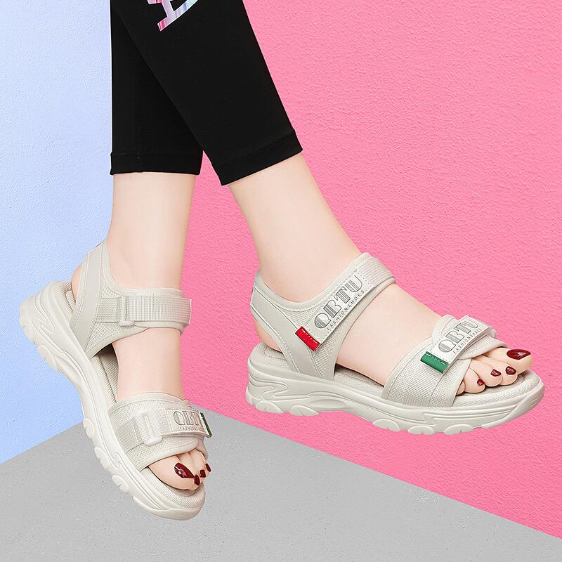 Sports sandals women s new summer thick-soled outer wear soft-soled fashion casual Velcro ballet style single shoes 40
Sports sandals women s new summer thick-soled outer wear soft-soled fashion casual Velcro ballet style single shoes 40