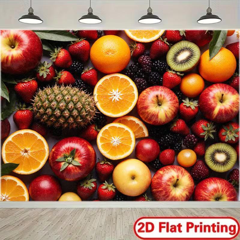 2D Flat Colorful Fruit Backdrop Summer Healthy Food Background Cloth 47.2x31.5inch/120*80cm
2D Flat Colorful Fruit Backdrop Summer Healthy Food Background Cloth 47.2x31.5inch/120*80cm