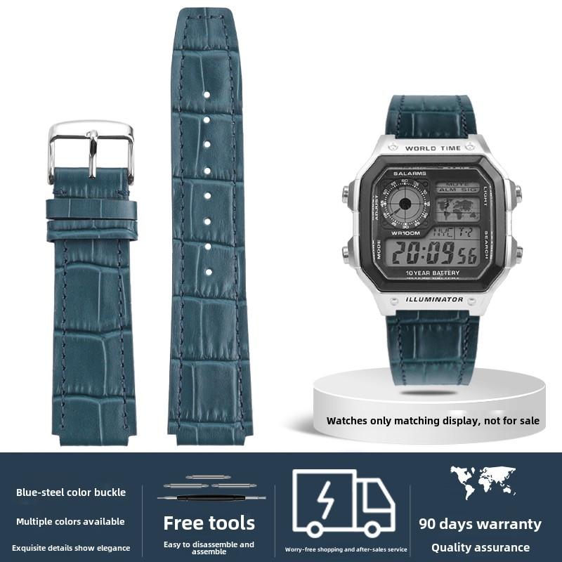 For Casio small block AE-1200 AE1300 A158W/A168 W-216H watch chain soft cowhide Leather strap AE1200 watchband Men Bracelet 18mm width 18mm
For Casio small block AE-1200 AE1300 A158W/A168 W-216H watch chain soft cowhide Leather strap AE1200 watchband Men Bracelet 18mm width 18mm