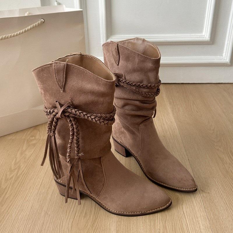 Vintage Short Knight Boots Women s Tall Heel Boots Premium Small Pile Boots 40 коричневий
Vintage Short Knight Boots Women s Tall Heel Boots Premium Small Pile Boots 40 коричневий