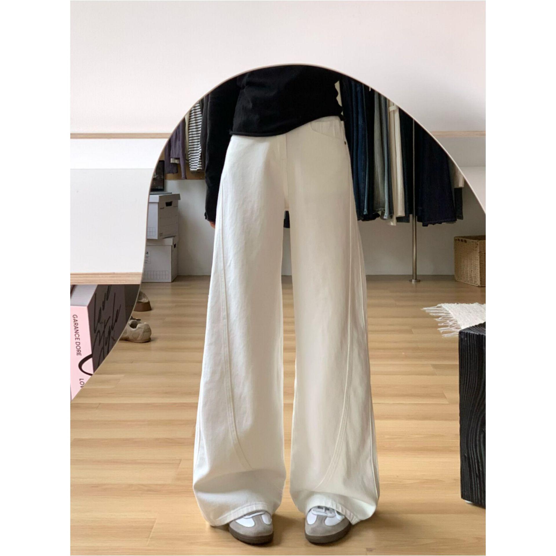 2025 Spring Women s High-Waisted Wide-Leg White Jeans - Curved Pear Shape, Loose Slimming Drape 3X Large
2025 Spring Women s High-Waisted Wide-Leg White Jeans - Curved Pear Shape, Loose Slimming Drape 3X Large