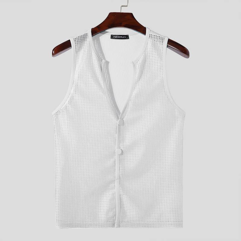 INCERUN Мужская безрукавка с глубоким вырезом и текстурой, повседневная летняя майка без рукавов 3XL белый
INCERUN Мужская безрукавка с глубоким вырезом и текстурой, повседневная летняя майка без рукавов 3XL белый