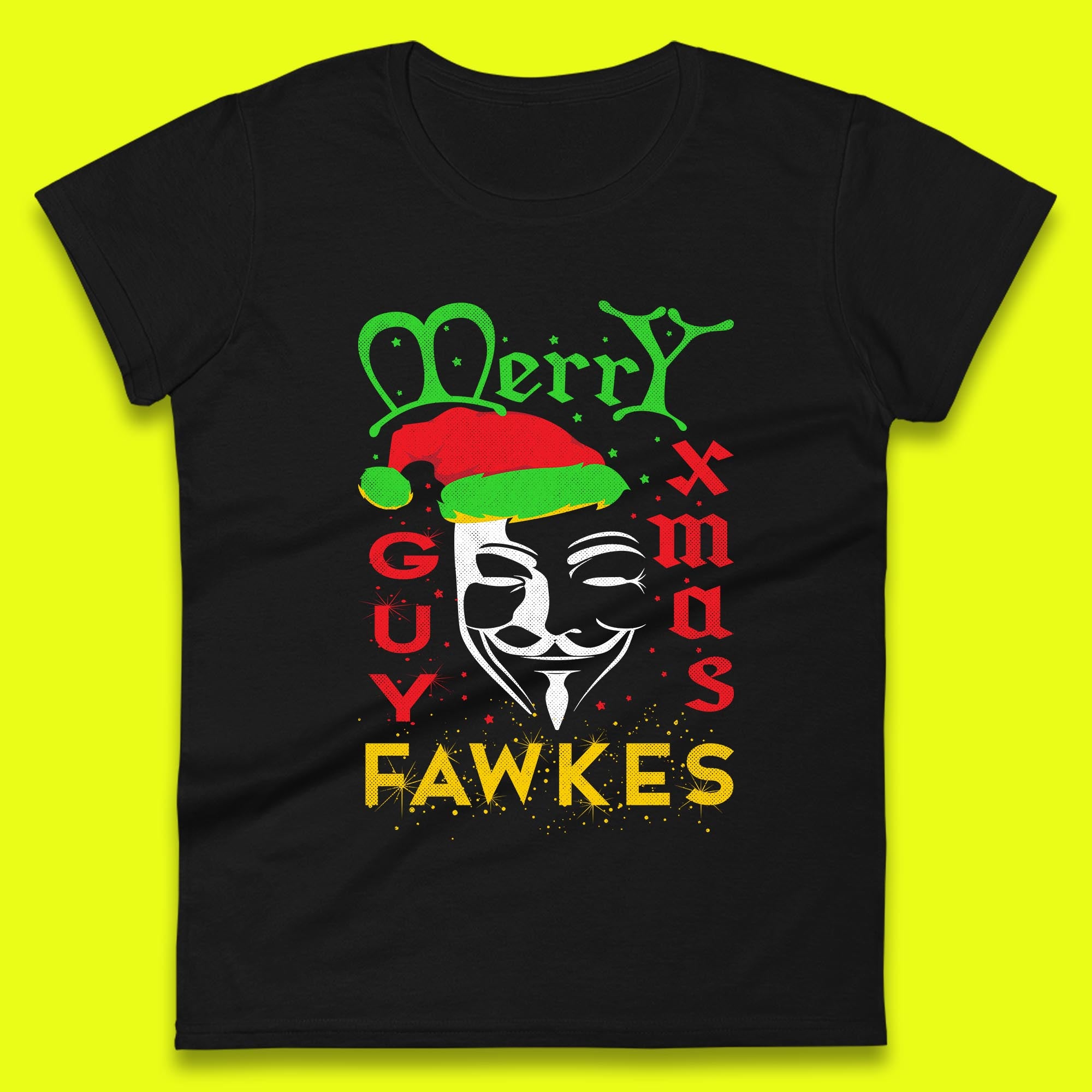 Merry Christmas Anonymous Mask Womens T Shirt Mens Tops Tees Unisex S
Merry Christmas Anonymous Mask Womens T Shirt Mens Tops Tees Unisex S