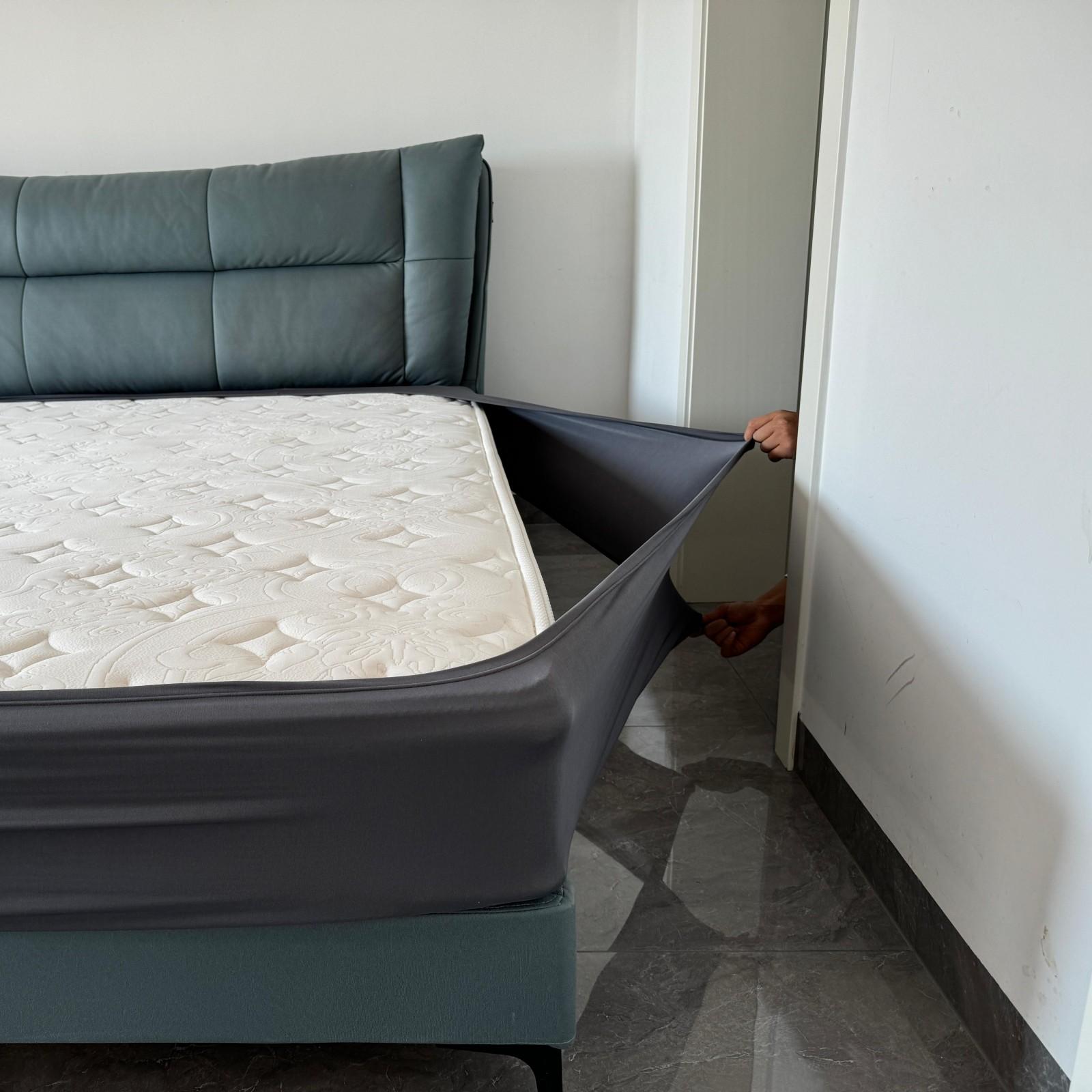 Box Spring Cover Queen Size Stretchy Wrap Around 4 Sides of The Box Spring, Alternative for Bed Skirt Twin/Full/Queen/King Queen темно-сірий
Box Spring Cover Queen Size Stretchy Wrap Around 4 Sides of The Box Spring, Alternative for Bed Skirt Twin/Full/Queen/King Queen темно-сірий