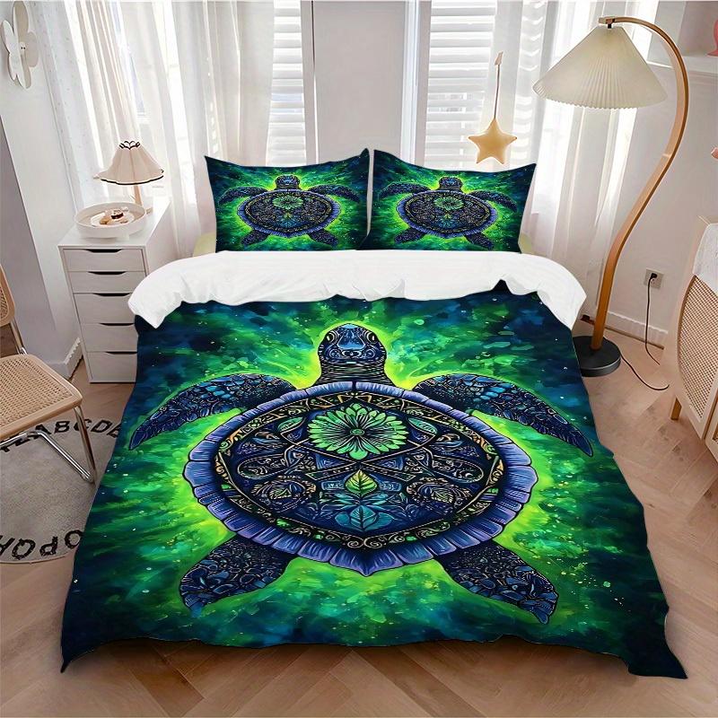3pcs Turtle Mandala Soft Comfortable Bedding set, For Bedroom, Guest Room And Dorm, All - Season Use, High-Definition Printing193 135x200cm
3pcs Turtle Mandala Soft Comfortable Bedding set, For Bedroom, Guest Room And Dorm, All - Season Use, High-Definition Printing193 135x200cm