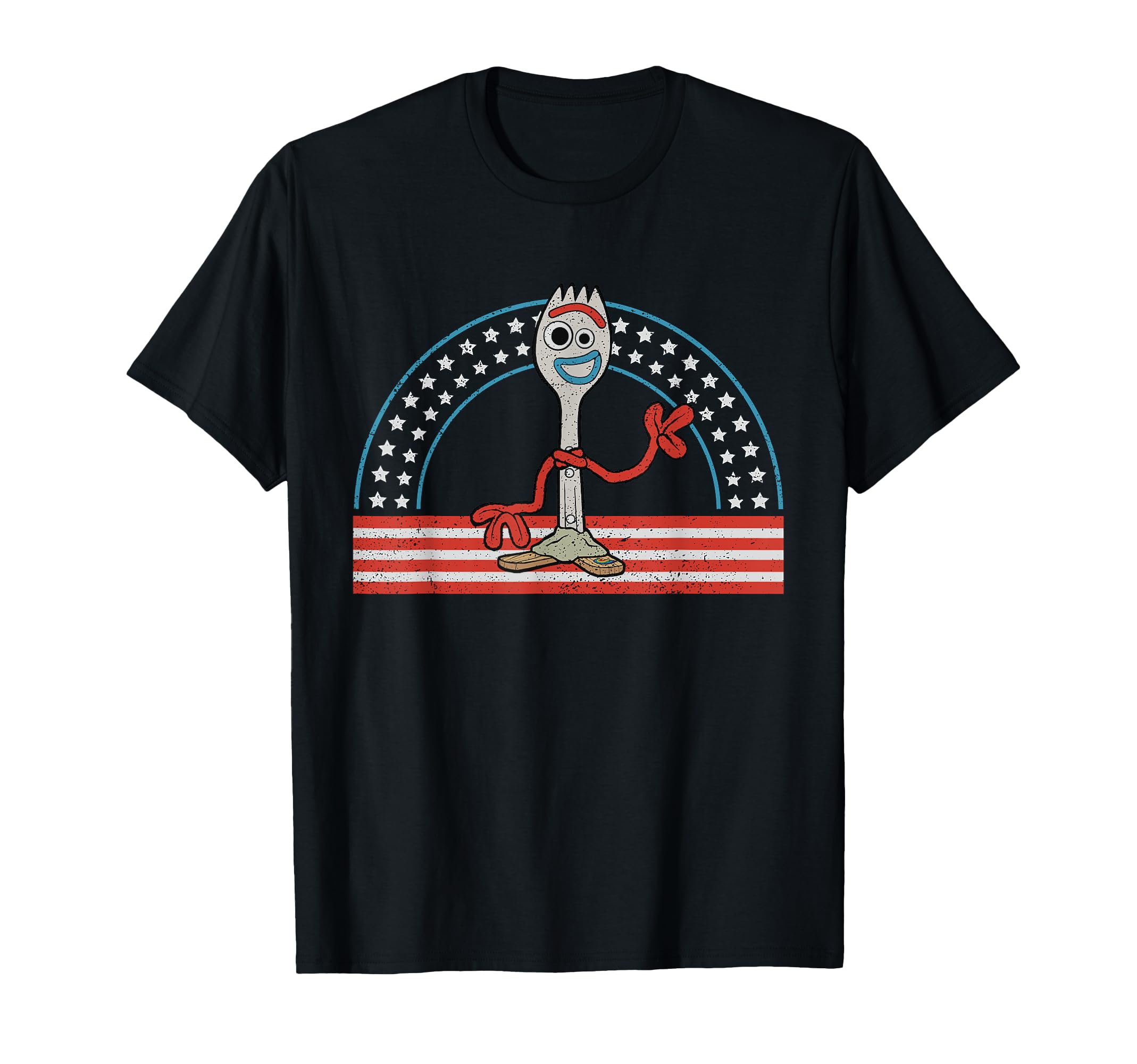 Disney and Pixar Toy Story 4 Forky Vintage Americana T-Shirt
Disney and Pixar Toy Story 4 Forky Vintage Americana T-Shirt
