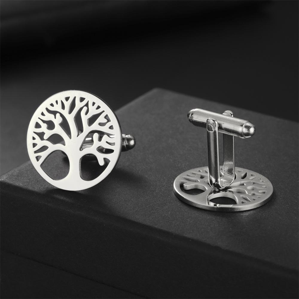 My Shape Tree of Life Cuff Links for Men Wedding Banquet Groom Business Suit Shirt Round Men s Cufflinks Stainless Steel Jewelry
My Shape Tree of Life Cuff Links for Men Wedding Banquet Groom Business Suit Shirt Round Men s Cufflinks Stainless Steel Jewelry