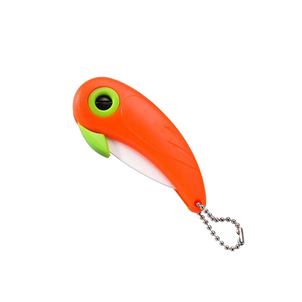 1PC Portable Fold Ceramic Knife Mini Vegetable Kitchen Cutter Peeler Multifunctional Bird Picnic Lunch Cut Slice Fruit Cutlery червоний
1PC Portable Fold Ceramic Knife Mini Vegetable Kitchen Cutter Peeler Multifunctional Bird Picnic Lunch Cut Slice Fruit Cutlery червоний