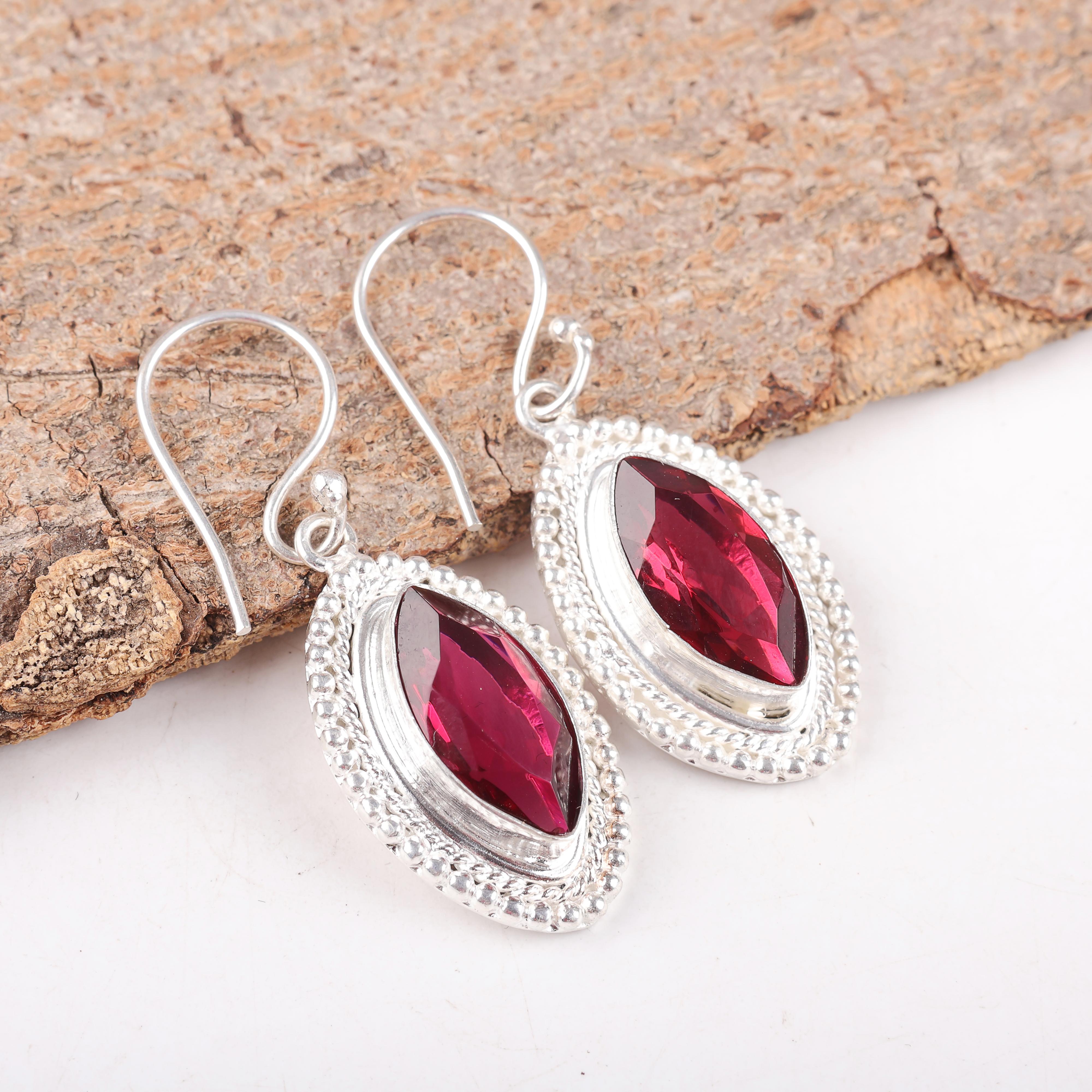 Pink Rubellite Gemstone Jewelry, 925 Solid Sterling Silver Earrings, Beautiful Silver Earrings, Handmade Healing Earrings For Women 1.75 Inches розовый
Pink Rubellite Gemstone Jewelry, 925 Solid Sterling Silver Earrings, Beautiful Silver Earrings, Handmade Healing Earrings For Women 1.75 Inches розовый