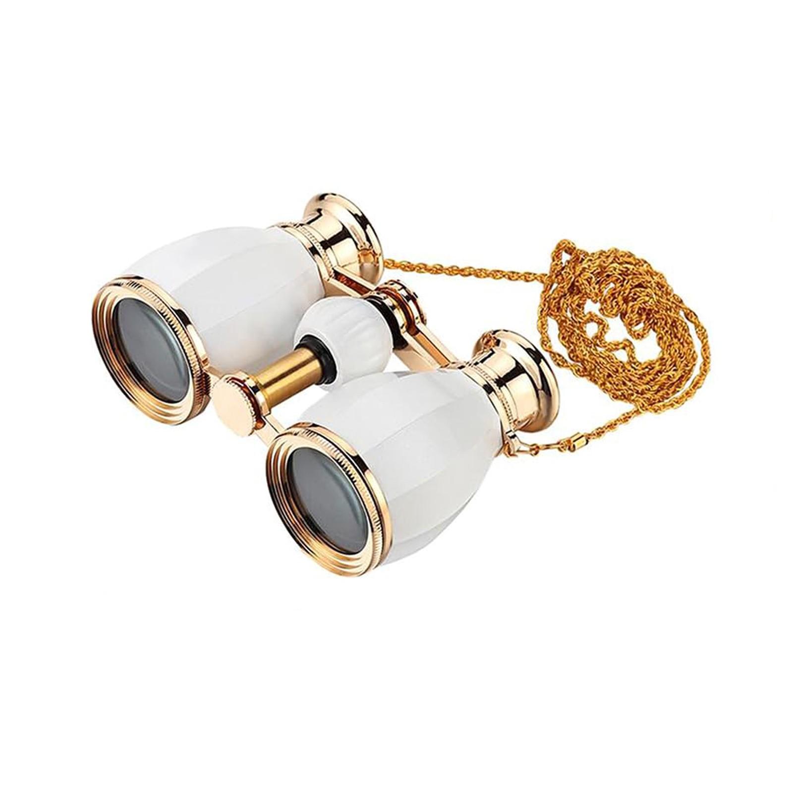 Портативний бінокль 4X30 Окуляри Бінокль з ланцюжком для любителів і музики Живі виступи One Size білий
Портативний бінокль 4X30 Окуляри Бінокль з ланцюжком для любителів і музики Живі виступи One Size білий