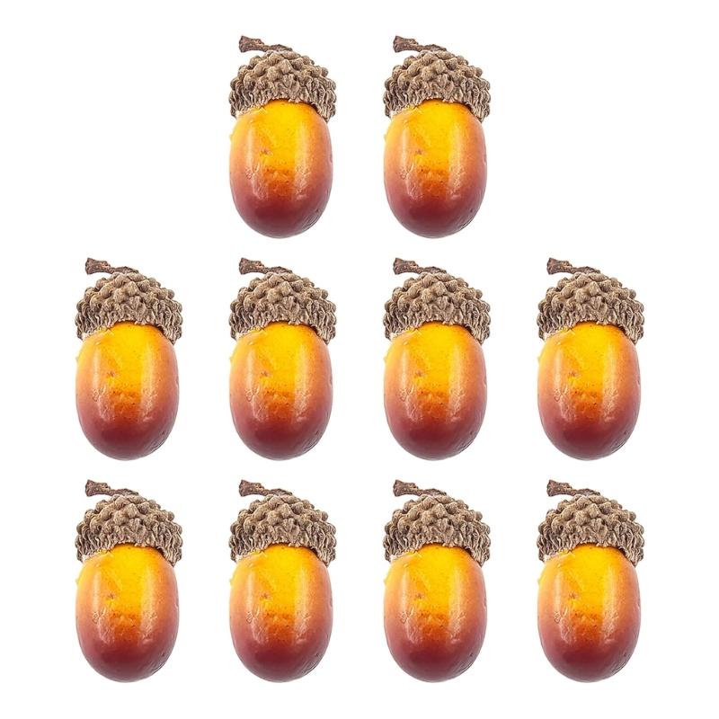 10Pcs Artificial Plastic Acorn Models for Christmas Wreath Making Halloween Party Centerpieces Festival Photoraphy Tool світло-коричневого кольору
10Pcs Artificial Plastic Acorn Models for Christmas Wreath Making Halloween Party Centerpieces Festival Photoraphy Tool світло-коричневого кольору