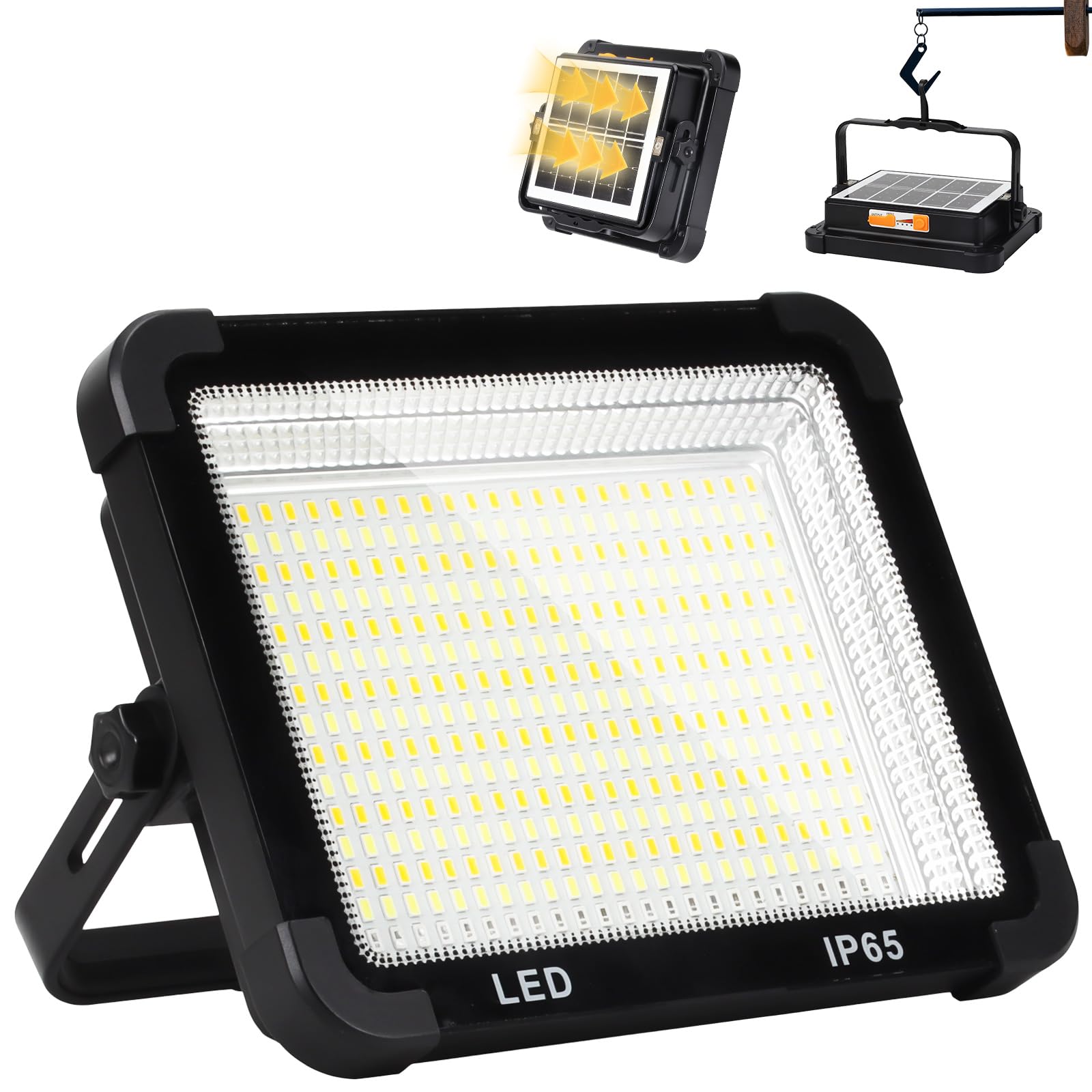 Перезаряжаемый светодиодный прожектор Shineshare, рабочий свет, 360 светодиодов, литиевая батарея 15000 мАч, высокая яркость, пять режимов освещения, бесступенчатая регулировка яркости, солнечный
Перезаряжаемый светодиодный прожектор Shineshare, рабочий свет, 360 светодиодов, литиевая батарея 15000 мАч, высокая яркость, пять режимов освещения, бесступенчатая регулировка яркости, солнечный