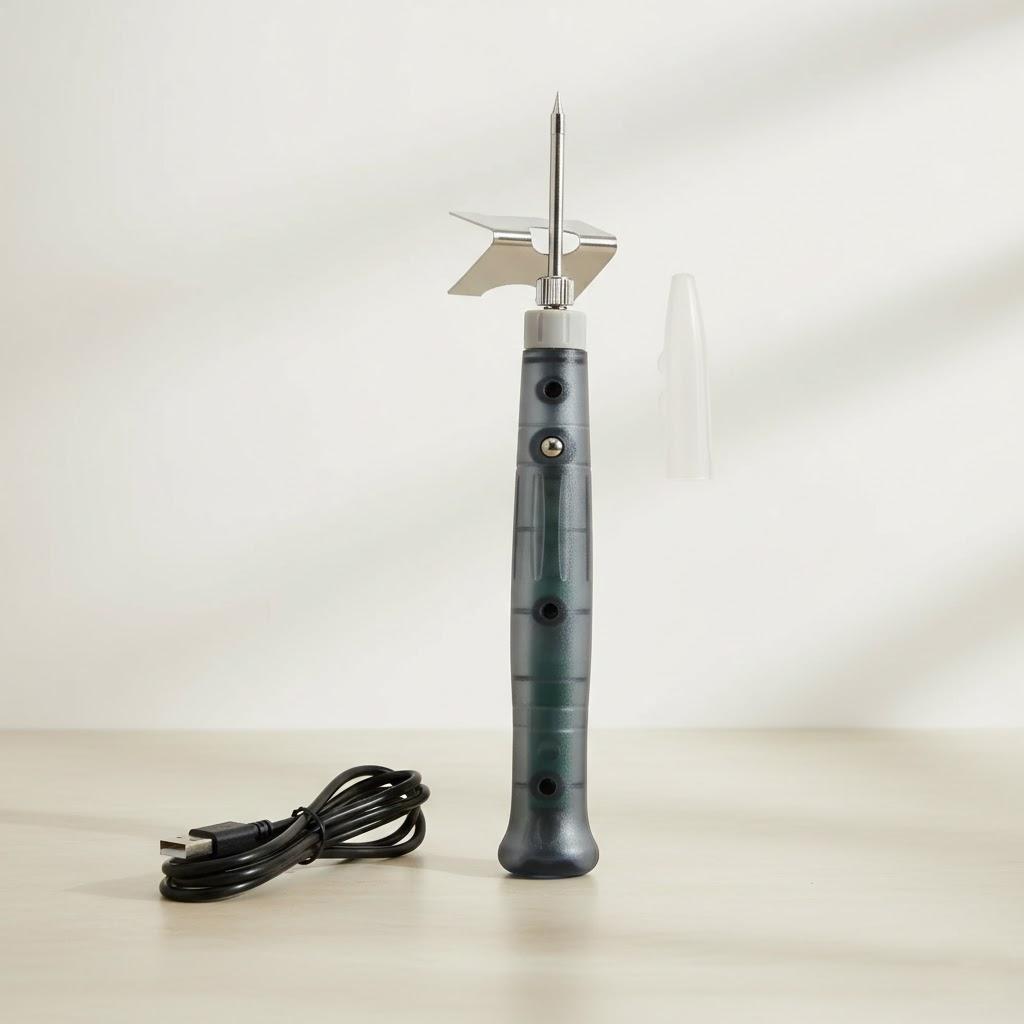 Mini USB Soldering Iron 5V 8W Fast Heat Up Precise Tip for Soldering Hobbyists SMD Projects Portable Tool
Mini USB Soldering Iron 5V 8W Fast Heat Up Precise Tip for Soldering Hobbyists SMD Projects Portable Tool