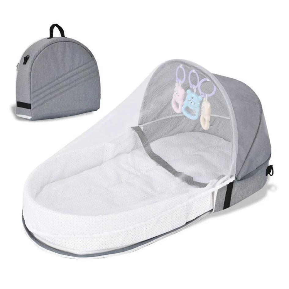 Baby Bed Folding Portable Baby Crib with Net and Awning Baby Nest Portable Baby Bed for Camping Infant Bed Bassinet for Baby рожевий
Baby Bed Folding Portable Baby Crib with Net and Awning Baby Nest Portable Baby Bed for Camping Infant Bed Bassinet for Baby рожевий