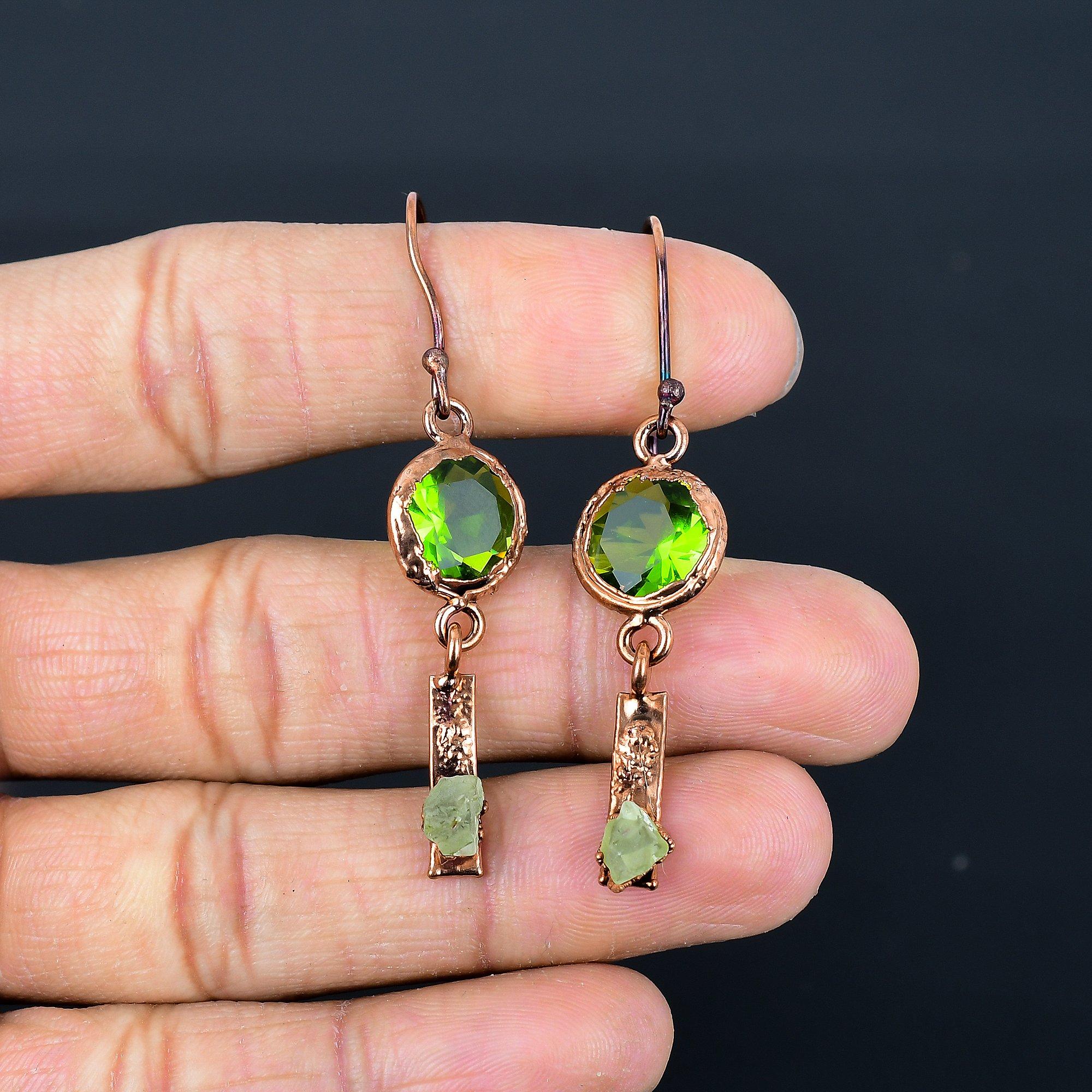 Серьги с перидотом, Ювелирные изделия из драгоценных камней, Серьги, гальванизированные медью, Украшения ручной работы, Серьги с камнем месяца рождения, Подарок для него 2.55 Inches
Серьги с перидотом, Ювелирные изделия из драгоценных камней, Серьги, гальванизированные медью, Украшения ручной работы, Серьги с камнем месяца рождения, Подарок для него 2.55 Inches