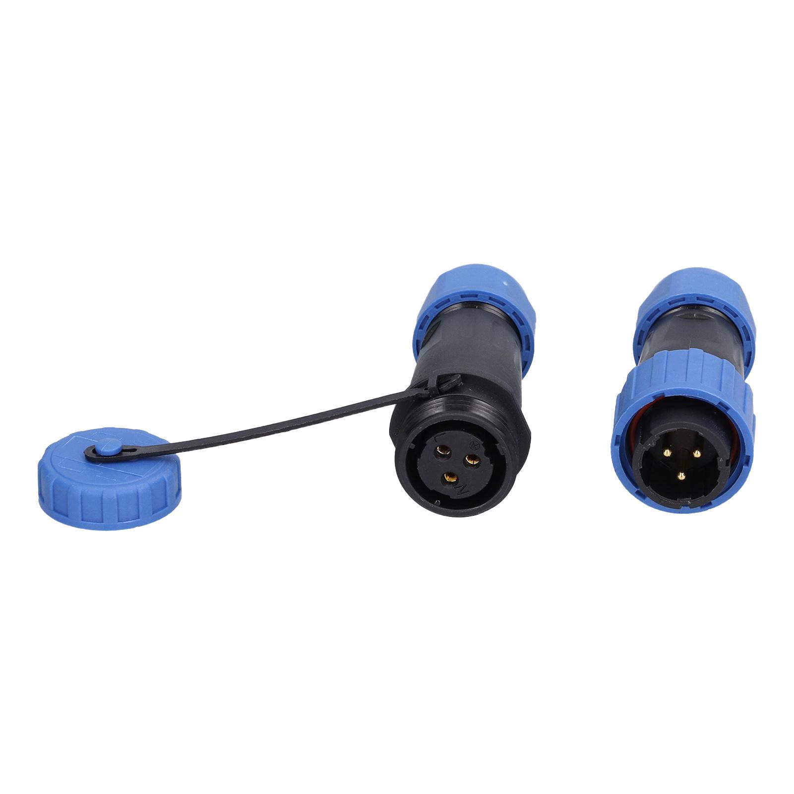 IP68 Waterproof Plug Socket 3 Pin Aviation Power Connector Industrial Wire Adapter 250V 10A
IP68 Waterproof Plug Socket 3 Pin Aviation Power Connector Industrial Wire Adapter 250V 10A