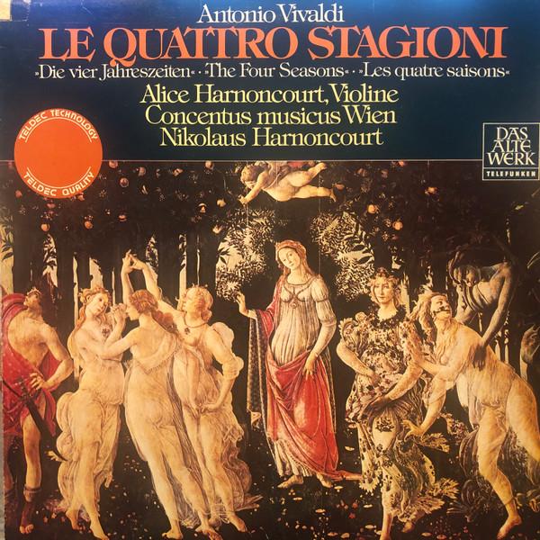 LP Record ALICE HARNONCOURT - CONCENTUS MUSIC - Antonio Vivaldi Le Quattro Stagioni 642500 TELEFUNKEN 1977 Japan Classical Used
LP Record ALICE HARNONCOURT - CONCENTUS MUSIC - Antonio Vivaldi Le Quattro Stagioni 642500 TELEFUNKEN 1977 Japan Classical Used