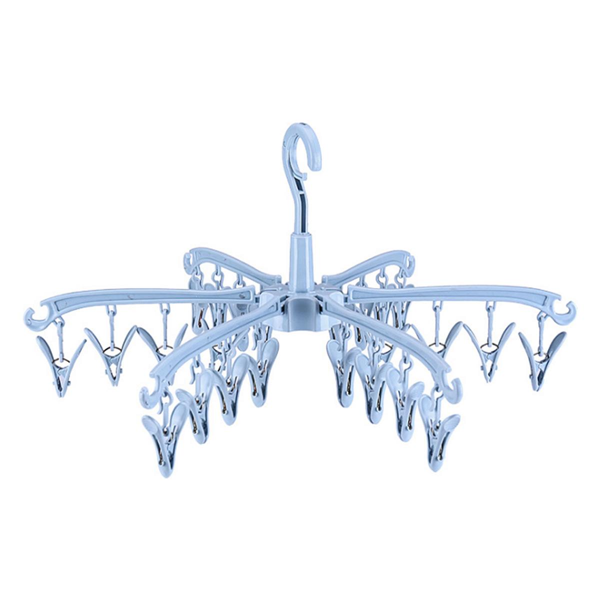 Ветрозащитная сушилка с 24 зажимами, вращающаяся складная вешалка, сушилка для носков, бытовая многофункциональная сушилка для нижнего белья 24 синий
Ветрозащитная сушилка с 24 зажимами, вращающаяся складная вешалка, сушилка для носков, бытовая многофункциональная сушилка для нижнего белья 24 синий