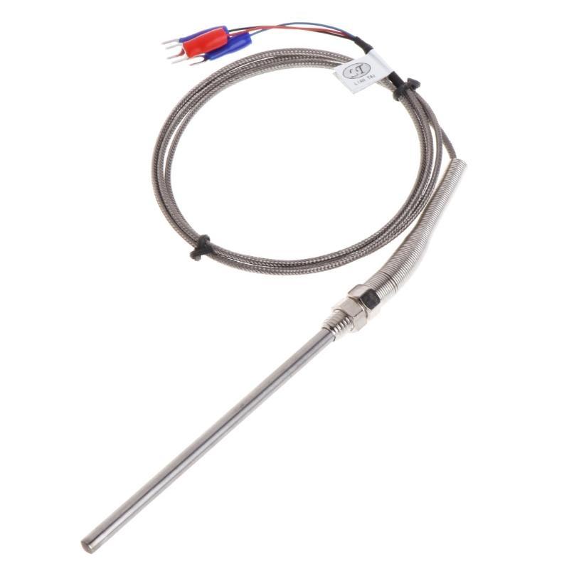Professional 5mmx100mm Pt100 Thermocouple Screw Thread Length 1 Meter-probe срібний
Professional 5mmx100mm Pt100 Thermocouple Screw Thread Length 1 Meter-probe срібний
