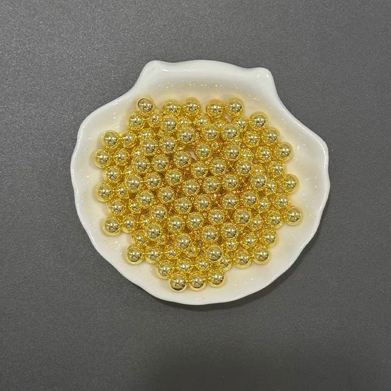 Electroplated Round Beads 3mm-16mm: DIY Jewelry & Clothing Accessories 10mm with hole (~850 pcs/lb)
Electroplated Round Beads 3mm-16mm: DIY Jewelry & Clothing Accessories 10mm with hole (~850 pcs/lb)