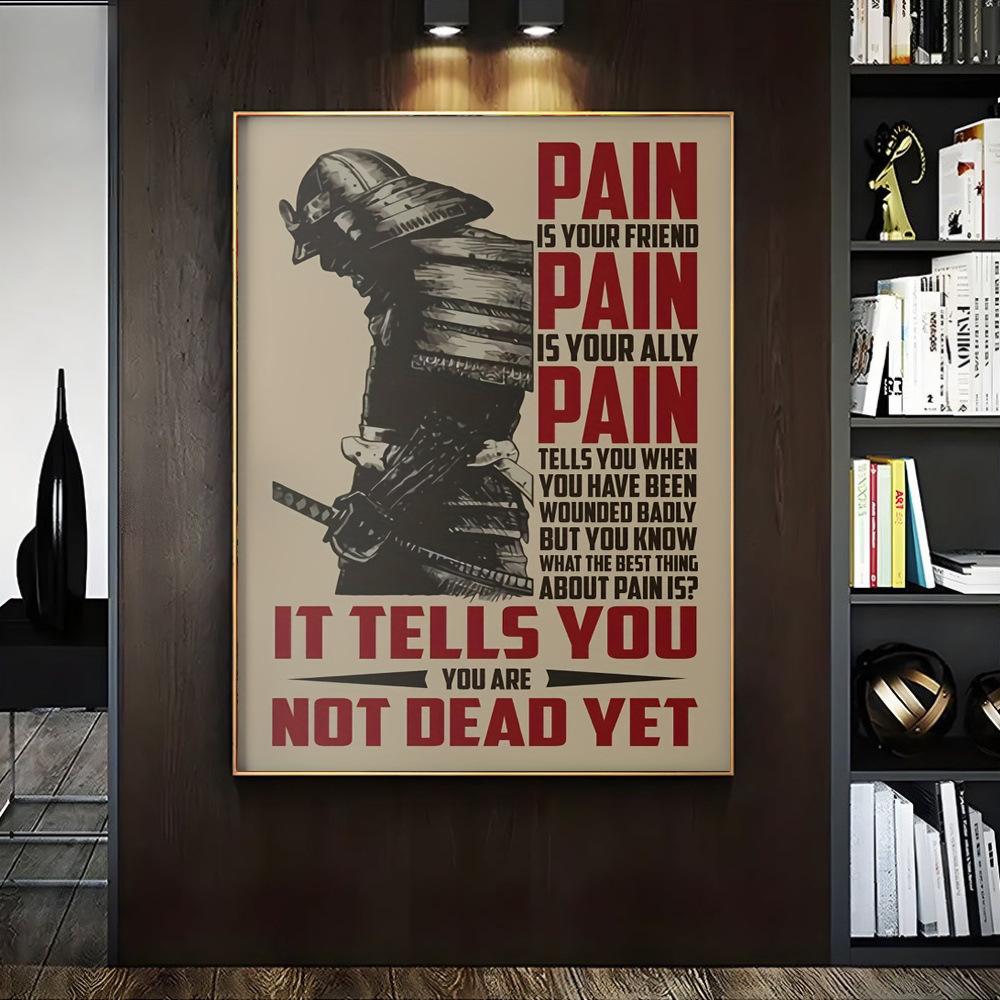 Samurai Quotes Canvas: Retro Inspirational Wall Art for Home, Office, or Gym 30x40cm Canvas
Samurai Quotes Canvas: Retro Inspirational Wall Art for Home, Office, or Gym 30x40cm Canvas