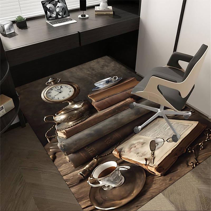 1PC clock coffee Non-Slip Floor Carpet Compatible for Office&Living Room&Bedroom&Dining room - Flat-Weave Machine-O309 60cm by 90cm
1PC clock coffee Non-Slip Floor Carpet Compatible for Office&Living Room&Bedroom&Dining room - Flat-Weave Machine-O309 60cm by 90cm