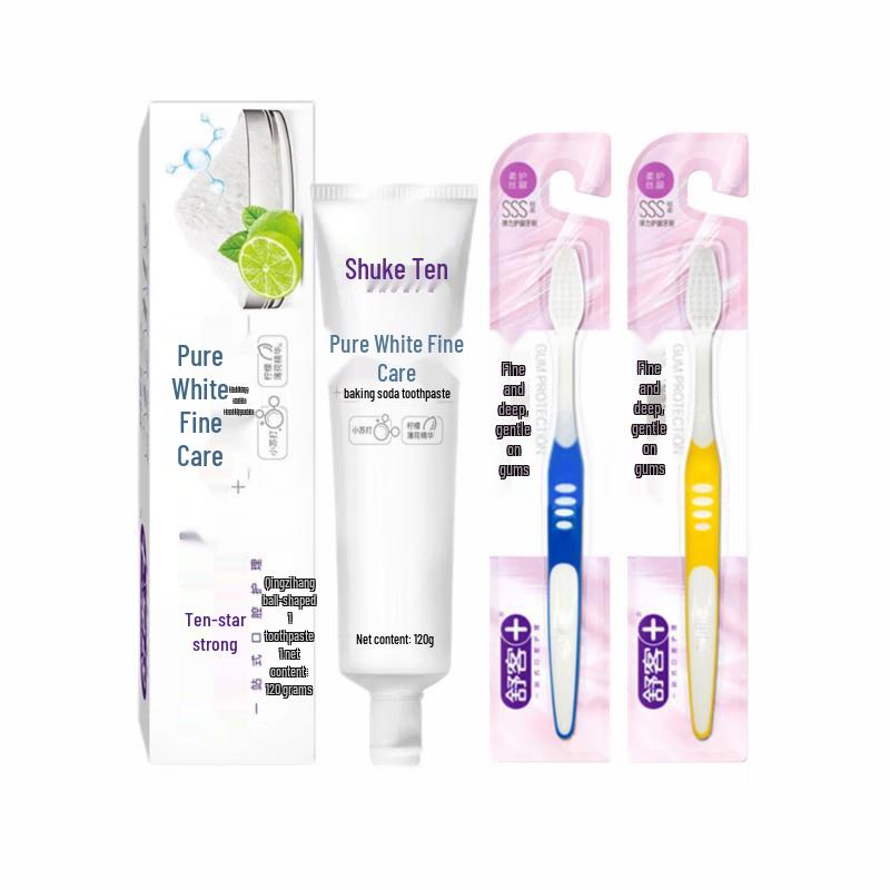 Sakol Baking Soda Toothpaste & Toothbrush Set
Sakol Baking Soda Toothpaste & Toothbrush Set