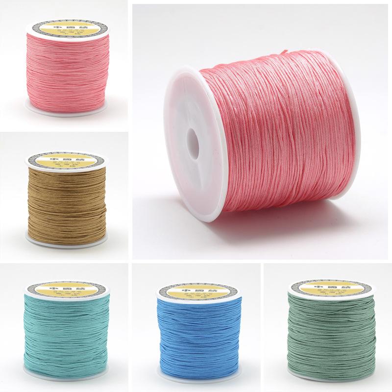 0.8mm Colored Nylon Cord for DIY Hand-Woven Chinese Knot and Tassel Projects 0.8mm - 100m/roll
0.8mm Colored Nylon Cord for DIY Hand-Woven Chinese Knot and Tassel Projects 0.8mm - 100m/roll