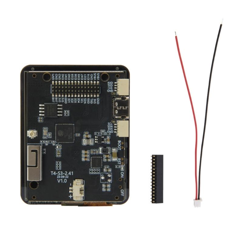 T4-S3 ESP32S3 2.41inch AMOLED Touch Display Development Board Screen LX7 Microprocessor WIFI Bluetoothcompatible5
T4-S3 ESP32S3 2.41inch AMOLED Touch Display Development Board Screen LX7 Microprocessor WIFI Bluetoothcompatible5