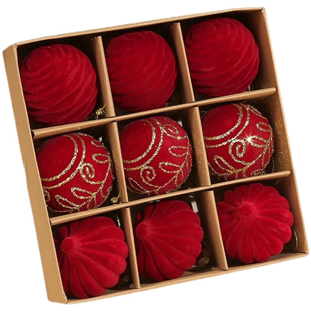 Elegant Holiday Tree Decorations Holiday Decorations Christmas Ball Set Lightweight Ornaments Modern Design PS Material червоний
Elegant Holiday Tree Decorations Holiday Decorations Christmas Ball Set Lightweight Ornaments Modern Design PS Material червоний