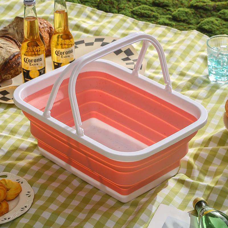 Multi functional folding basket for outdoor picnic, shopping, and storage
Multi functional folding basket for outdoor picnic, shopping, and storage