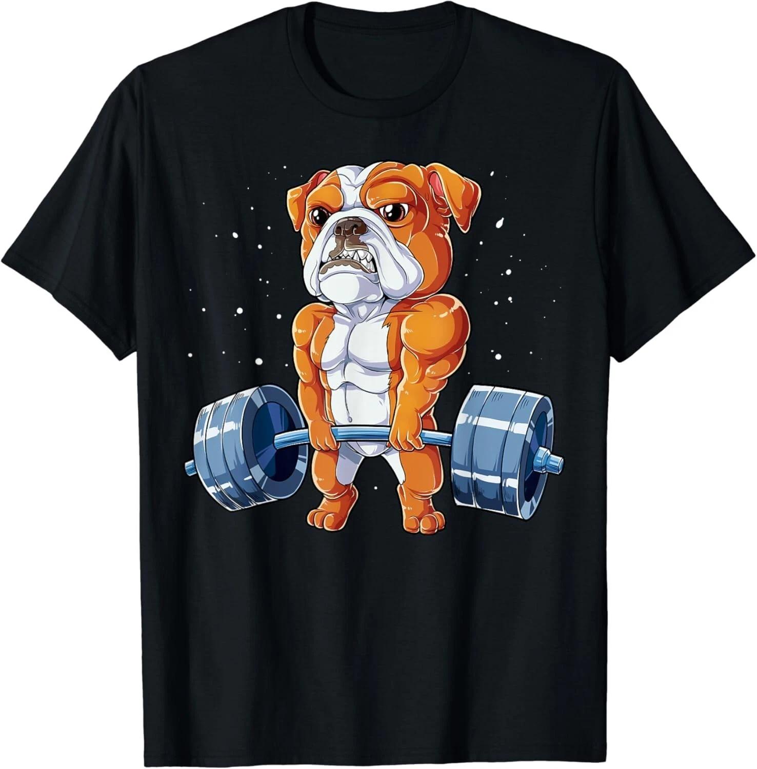 English Bulldog Weightlifting Funny Deadlift Men Fitness Gym Gift Unisex T-Shirt S
English Bulldog Weightlifting Funny Deadlift Men Fitness Gym Gift Unisex T-Shirt S