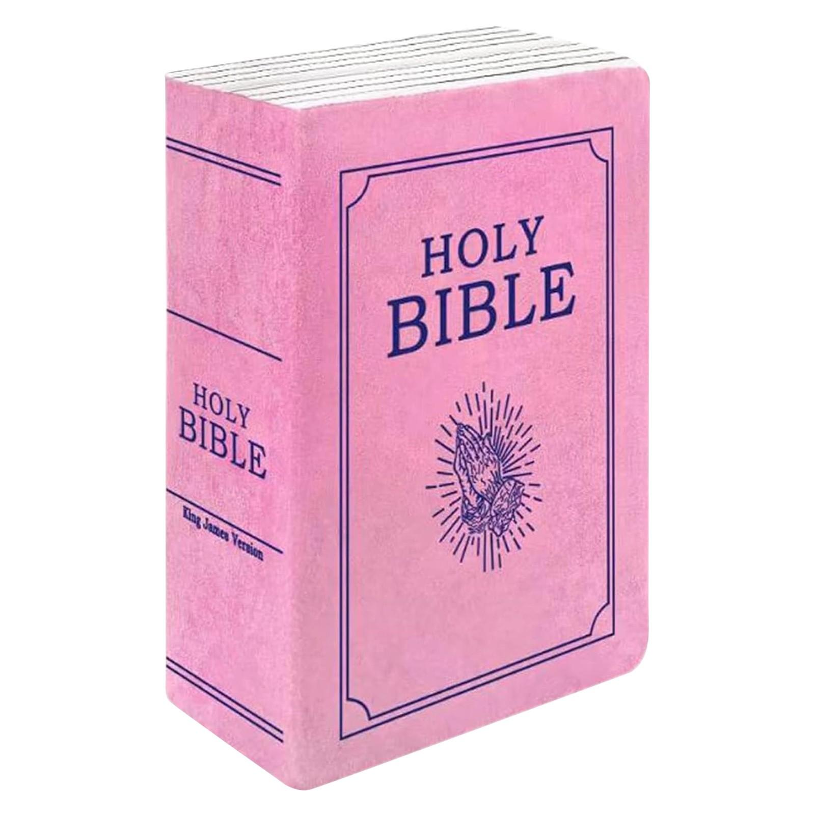 Bible Pillow Plush Book Shaped, Openable, Comfortable Bible Pillow Bible Verse Pillow HOLYBIBLE One Size рожевий
Bible Pillow Plush Book Shaped, Openable, Comfortable Bible Pillow Bible Verse Pillow HOLYBIBLE One Size рожевий