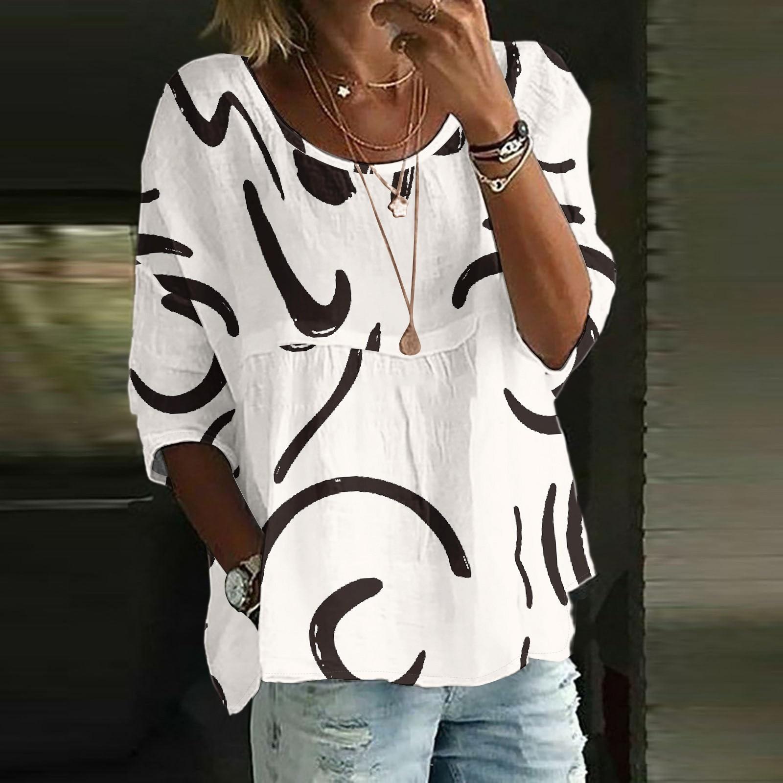 Linen Shirts For Women 3/4 Sleeve Button Down O Neck Summer Tops Dressy Casual Cute Shirts L бежевий
Linen Shirts For Women 3/4 Sleeve Button Down O Neck Summer Tops Dressy Casual Cute Shirts L бежевий