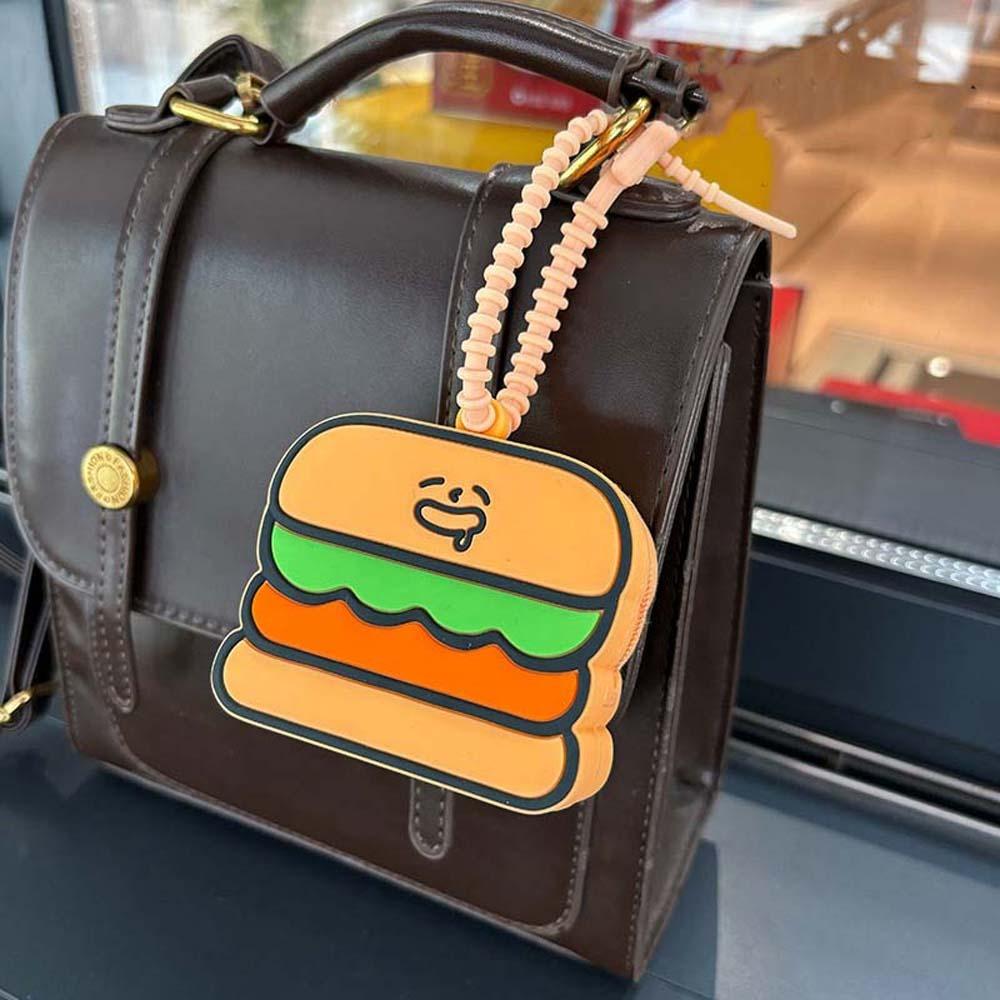 Portable Hamburger Coin Purse Waterproof Cartoon Silicone Wallet Keychian Earphone Bag School Style 1
Portable Hamburger Coin Purse Waterproof Cartoon Silicone Wallet Keychian Earphone Bag School Style 1