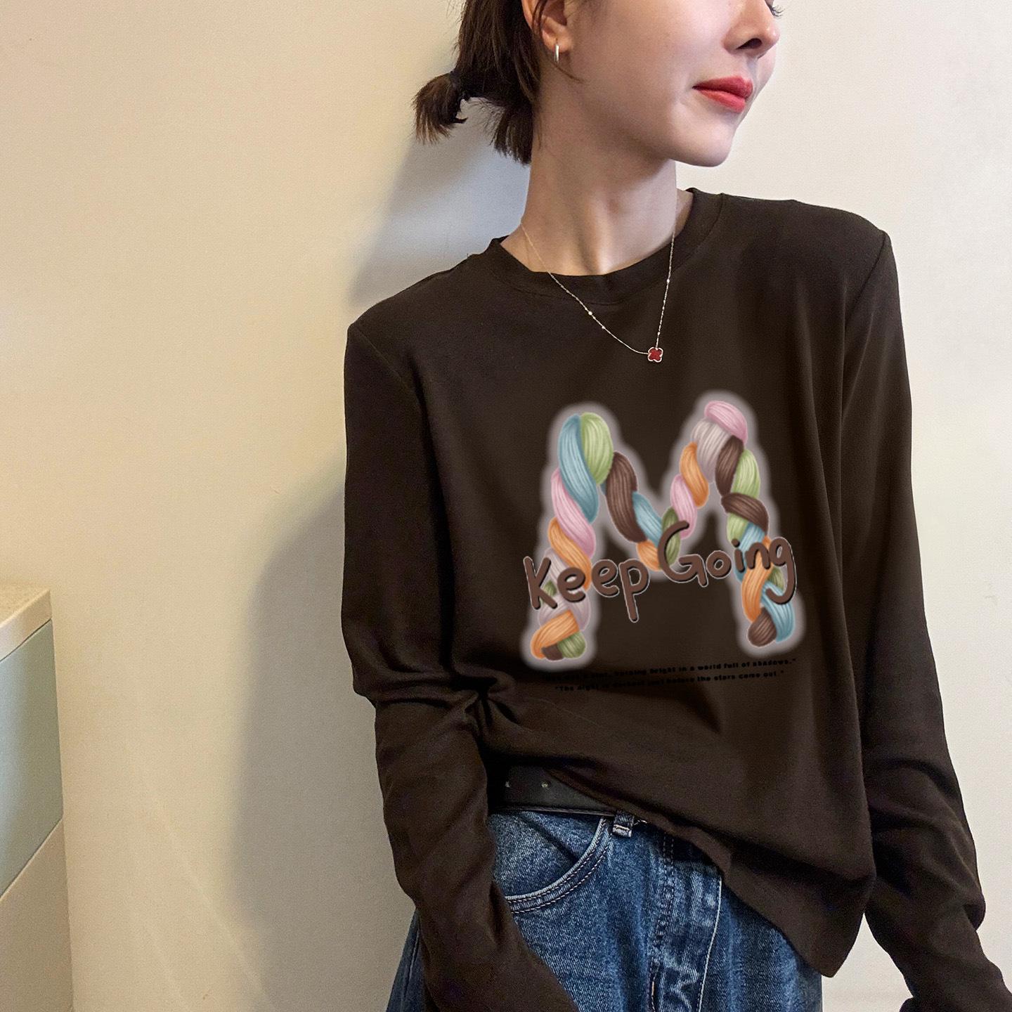 European Style Women s Long-Sleeve Cartoon Print T-Shirt, Autumn/Winter Base Layer, Versatile Trendy Top XXL какао коричневий колір
European Style Women s Long-Sleeve Cartoon Print T-Shirt, Autumn/Winter Base Layer, Versatile Trendy Top XXL какао коричневий колір