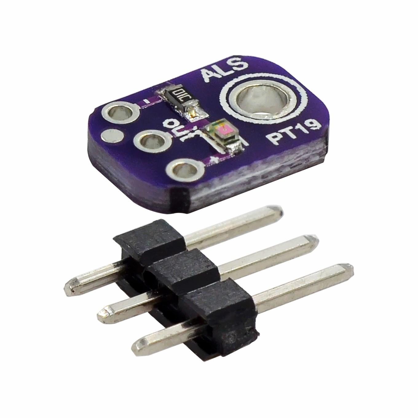 ALS-PT19 Analog Light Sensor Module High Dynamic Range Light Sensor Breakout Board For Arduino 2.5V-5.5V Light UV Sensor Module
ALS-PT19 Analog Light Sensor Module High Dynamic Range Light Sensor Breakout Board For Arduino 2.5V-5.5V Light UV Sensor Module