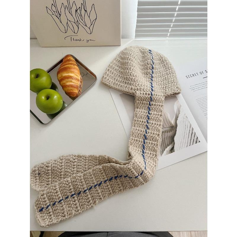 Niche Design Knitted Hat Hat Scarf All in One Handmade Crochet Autumn and Winter Ear Protection Hat Trend One size
Niche Design Knitted Hat Hat Scarf All in One Handmade Crochet Autumn and Winter Ear Protection Hat Trend One size