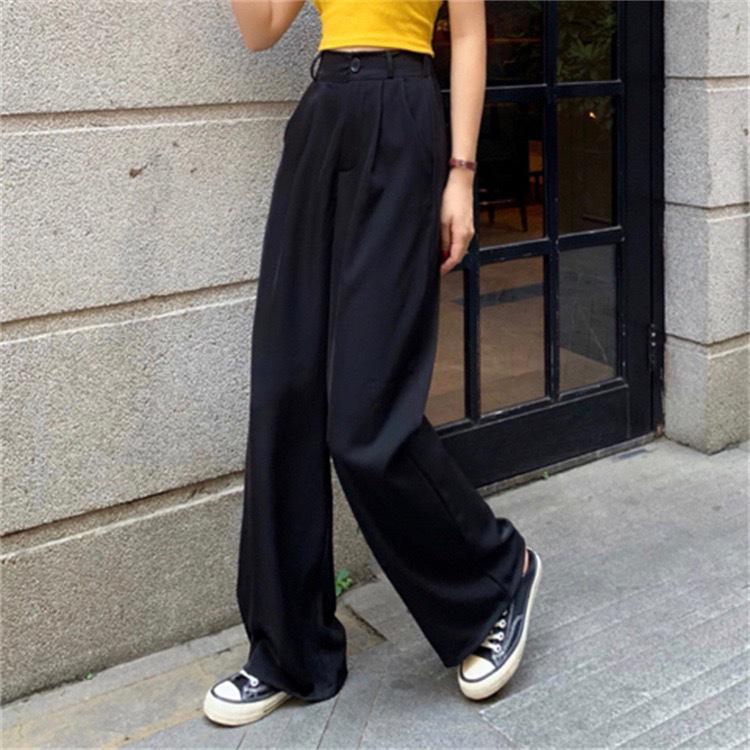 Korean Style Black Drapey High-Waisted Wide-Leg Suit Pants - 2024 Spring/Autumn Extra Large
Korean Style Black Drapey High-Waisted Wide-Leg Suit Pants - 2024 Spring/Autumn Extra Large