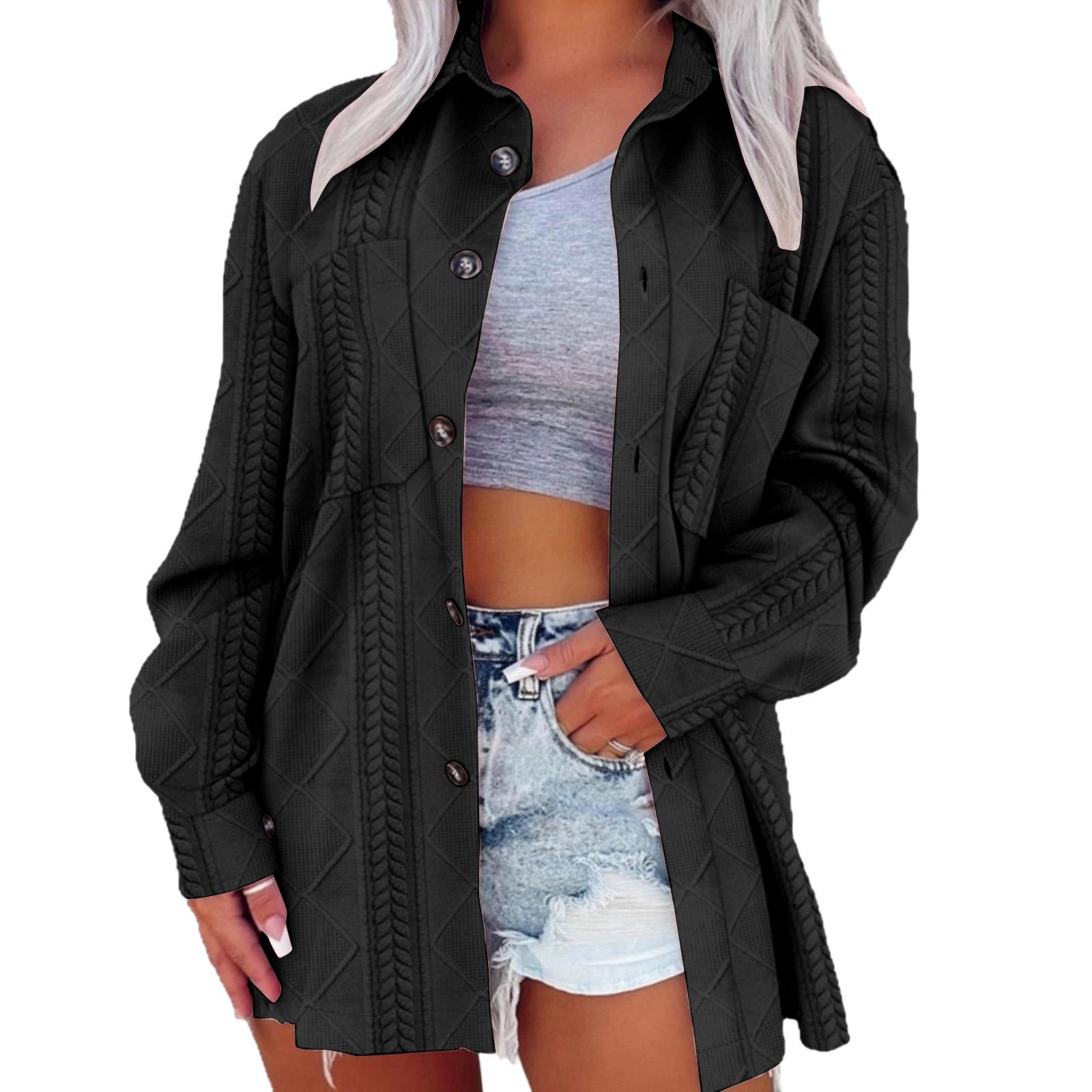 Fashionable Women s Collar Solid Color Button Pattern Knitted Jacket For Women L
Fashionable Women s Collar Solid Color Button Pattern Knitted Jacket For Women L