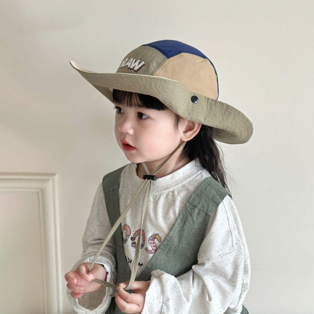 Summer Boys Girls Bucket Cap Waterproof Outdoor Sunscreen Hat Children Fisherman Cap 3-10 Years чорний 
Summer Boys Girls Bucket Cap Waterproof Outdoor Sunscreen Hat Children Fisherman Cap 3-10 Years чорний